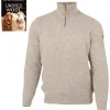 NLS ELM, 100% OFÄRGAD ULL — BIRCH