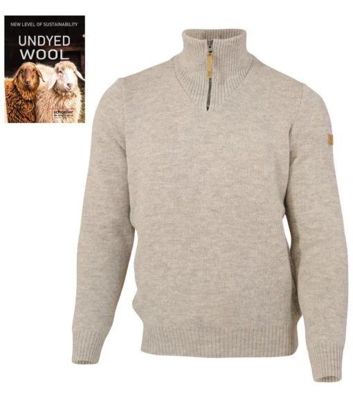 NLS ELM, 100% OFÄRGAD ULL — BIRCH