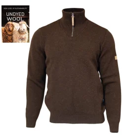 NLS ELM, 100% OFÄRGAD ULL — COFFEE BEAN