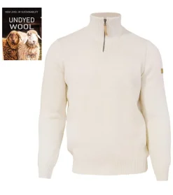 NLS ELM, 100% OFÄRGAD ULL — NATURAL WHITE