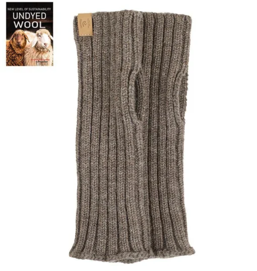 NLS GATERS, 100% OFÄRGAD ULL — NUTMEG