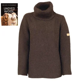 NLS HOLLY, 100% OFÄRGAD ULL — COFFEE BEAN