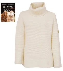 NLS HOLLY, 100% OFÄRGAD ULL — NATURAL WHITE