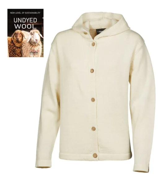 NLS MARIGOLD, 100% OFÄRGAD ULL — NATURAL WHITE