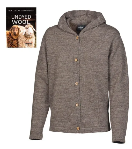 NLS MARIGOLD, 100% OFÄRGAD ULL — NUTMEG