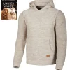 NLS PENTLAND HOOD, 100% OFÄRGAD ULL — BIRCH