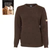 NLS PETAL FEMALE, 100% OFÄRGAD ULL — COFFEE BEAN