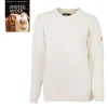 NLS PETAL FEMALE, 100% OFÄRGAD ULL — NATURAL WHITE