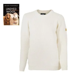 NLS PETAL FEMALE, 100% OFÄRGAD ULL — NATURAL WHITE