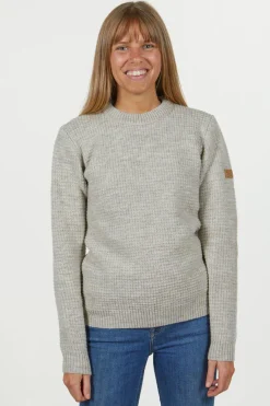NLS PETAL FEMALE, 100% OFÄRGAD ULL — COFFEE BEAN