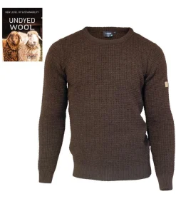 NLS PETAL MALE, 100% OFÄRGAD ULL — COFFEE BEAN