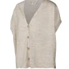 NLS POPPY PONCHO, 100% OFÄRGAD ULL — BIRCH