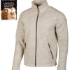 NLS SAP FULL ZIP, 100% OFÄRGAD ULL — BIRCH