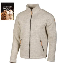 NLS SAP FULL ZIP, 100% OFÄRGAD ULL — BIRCH