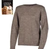 NLS TUNABO, 100% OFÄRGAD ULL — NUTMEG