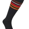 RETRO-SKI SOCK — BLACK