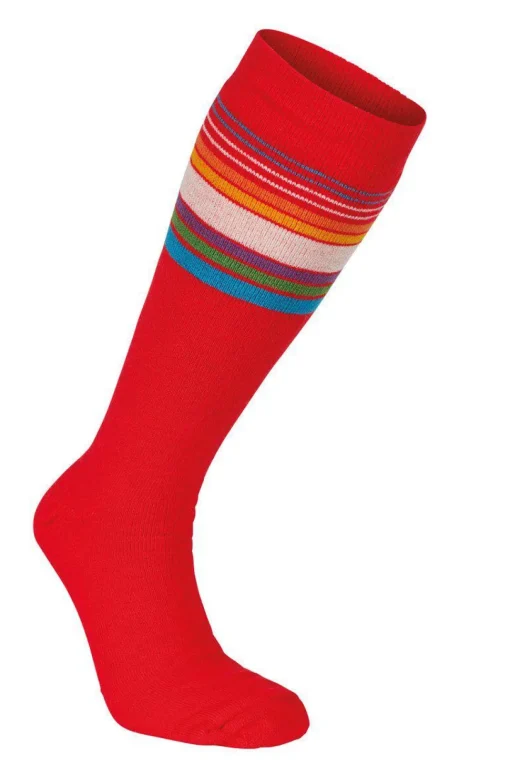 RETRO-SKI SOCK — CHILLI RED