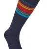 RETRO-SKI SOCK — NAVY