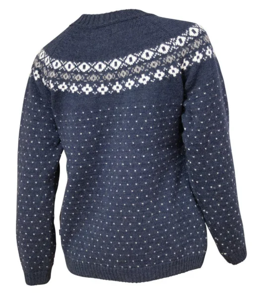 SIRE CREWNECK, 100% ULL — LIGHT NAVY