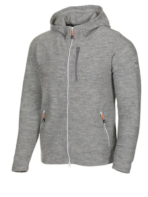 TITUS HOOD, 98% ULL — GREY MARL