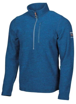 TRILLE HALF ZIP, 98% ULL — ELECTRIC BLUE