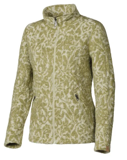 TUVA JAQUARD, 100% FILTAD ULL — GOLDEN LIME