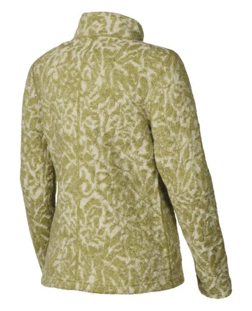 TUVA JAQUARD, 100% FILTAD ULL — GOLDEN LIME