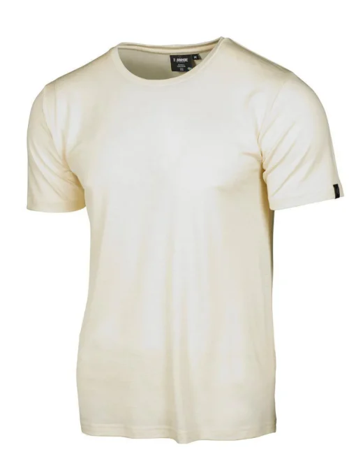 UNDERWOOL CEASAR T-SHIRT — NATURAL WHITE