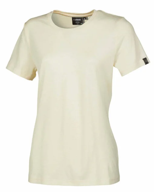 UNDERWOOL CILLA T-SHIRT — NATURAL WHITE