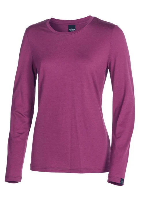 UNDERWOOL MERINO LONG SLEEVE — LILAC ROSE