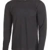 UNDERWOOL MERINO LONG SLEEVE MALE — BLACK