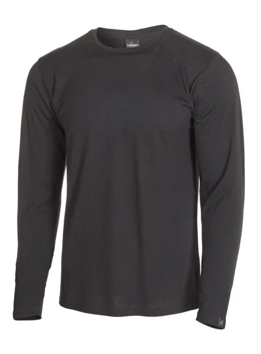 UNDERWOOL MERINO LONG SLEEVE MALE — BLACK