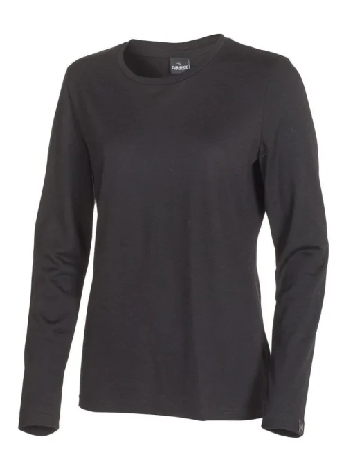 UNDERWOOL MERINO LONG SLEEVE — BLACK