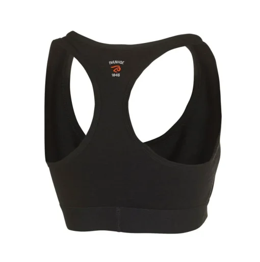 UNDERWOOL WOOL BRA — BLACK