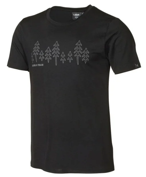 UW CEASAR FIR, 100% EXTRA FIN MERINO ULL — BLACK