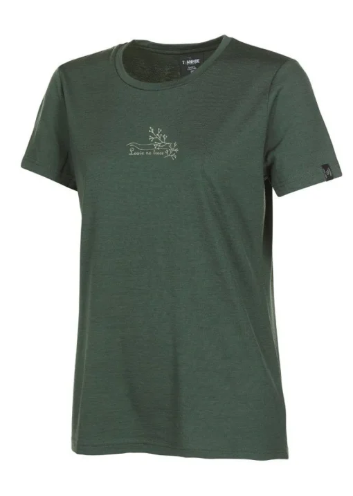 UW CILLA VINE, 100% EXTRA FIN MERINO ULL — RIFLE GREEN