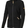 VANJA FULL ZIP, 69% ULL — BLACK