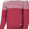 VIDAR CREWNECK, 100% ULL — DEEP RED