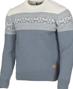 VIDAR CREWNECK, 100% ULL — ZEN BLUE
