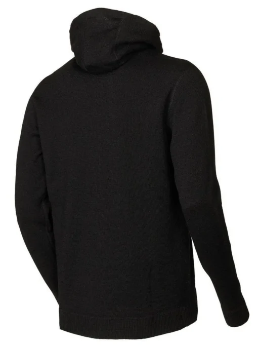 VOLMAR FULL ZIP, 69% ULL — BLACK