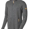 VOLMAR FULL ZIP, 69% ULL — GREY
