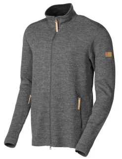 VOLMAR FULL ZIP, 69% ULL — GREY