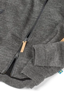 VOLMAR FULL ZIP, 69% ULL — GREY