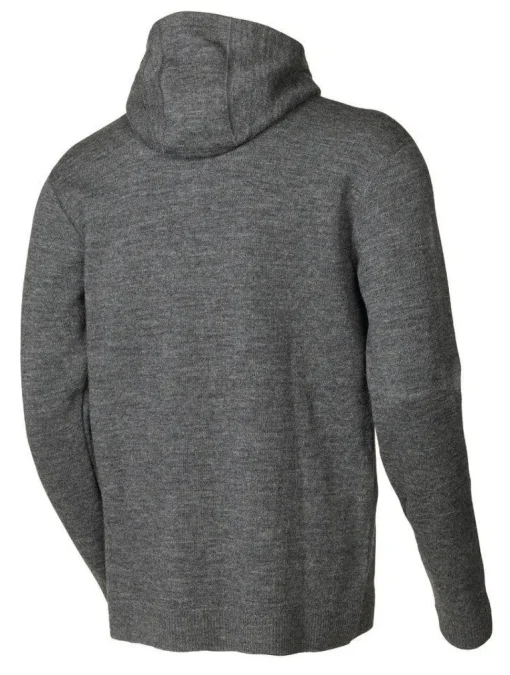 VOLMAR FULL ZIP, 69% ULL — GREY