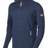 VOLMAR FULL ZIP, 69% ULL — LIGHT NAVY