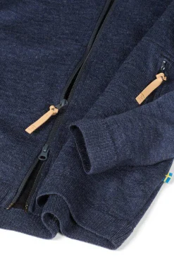 VOLMAR FULL ZIP, 69% ULL — LIGHT NAVY