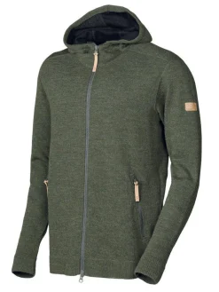 VOLMAR FULL ZIP, 69% ULL — LODEN GREEN