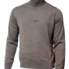 WILFRED WINDBREAKER, 100% EXTRA FINE MERINOULL — DARK KHAKI