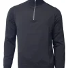 WILFRED WINDBREAKER, 100% EXTRA FINE MERINOULL — BLACK