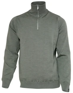 WILFRED WINDBREAKER, 100% EXTRA FINE MERINOULL — LIGHT LODEN